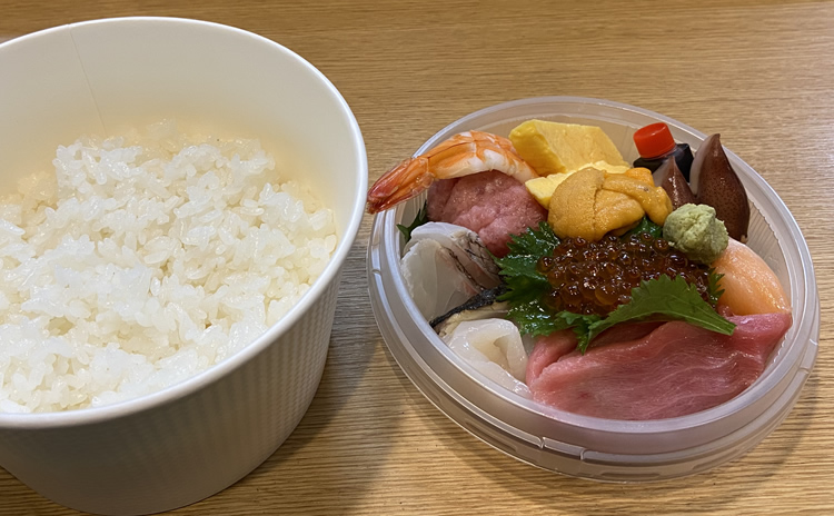 名物 おみくじ丼～お持ち帰りバージョン～